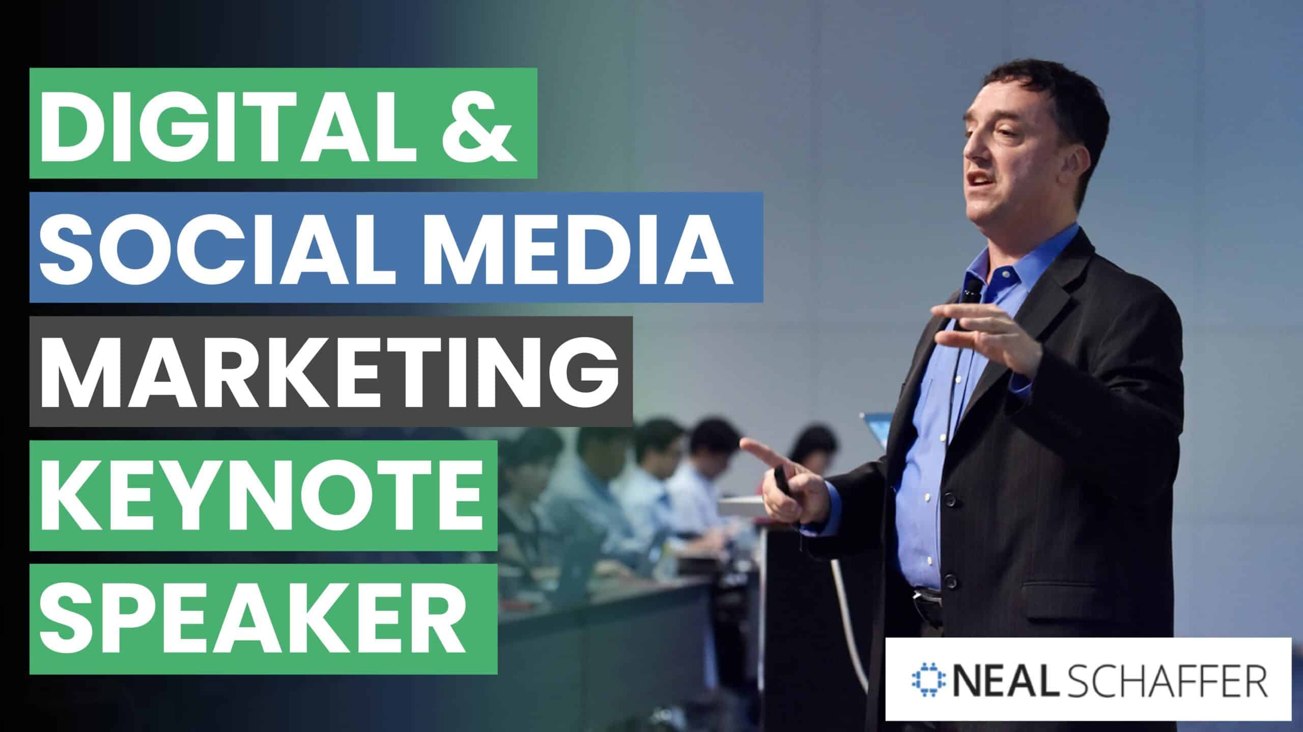 digital social media marketing keynote speaker neal schaffer youtube thumbnail