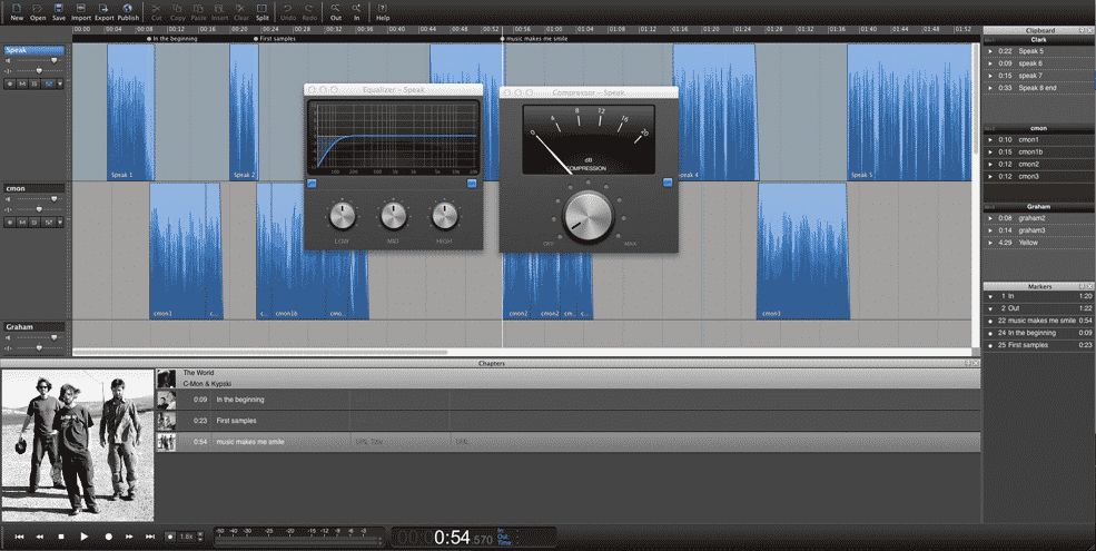 Hindenberg Journalist audio editing software