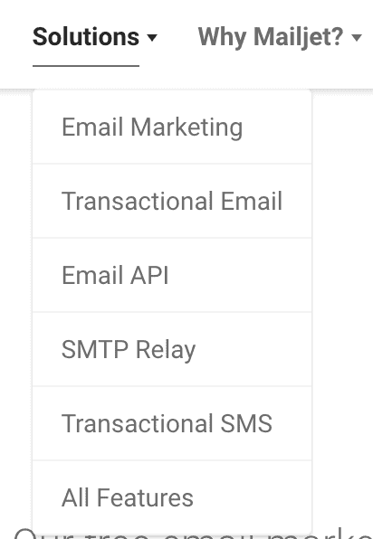 mailjet features