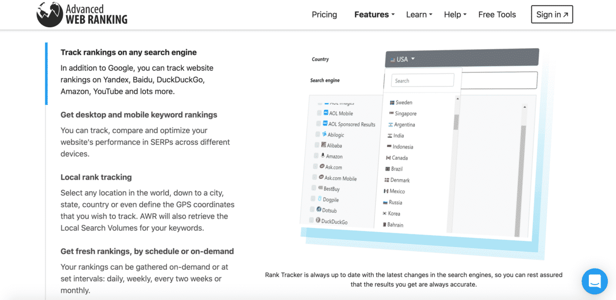 Advanced Web Ranking