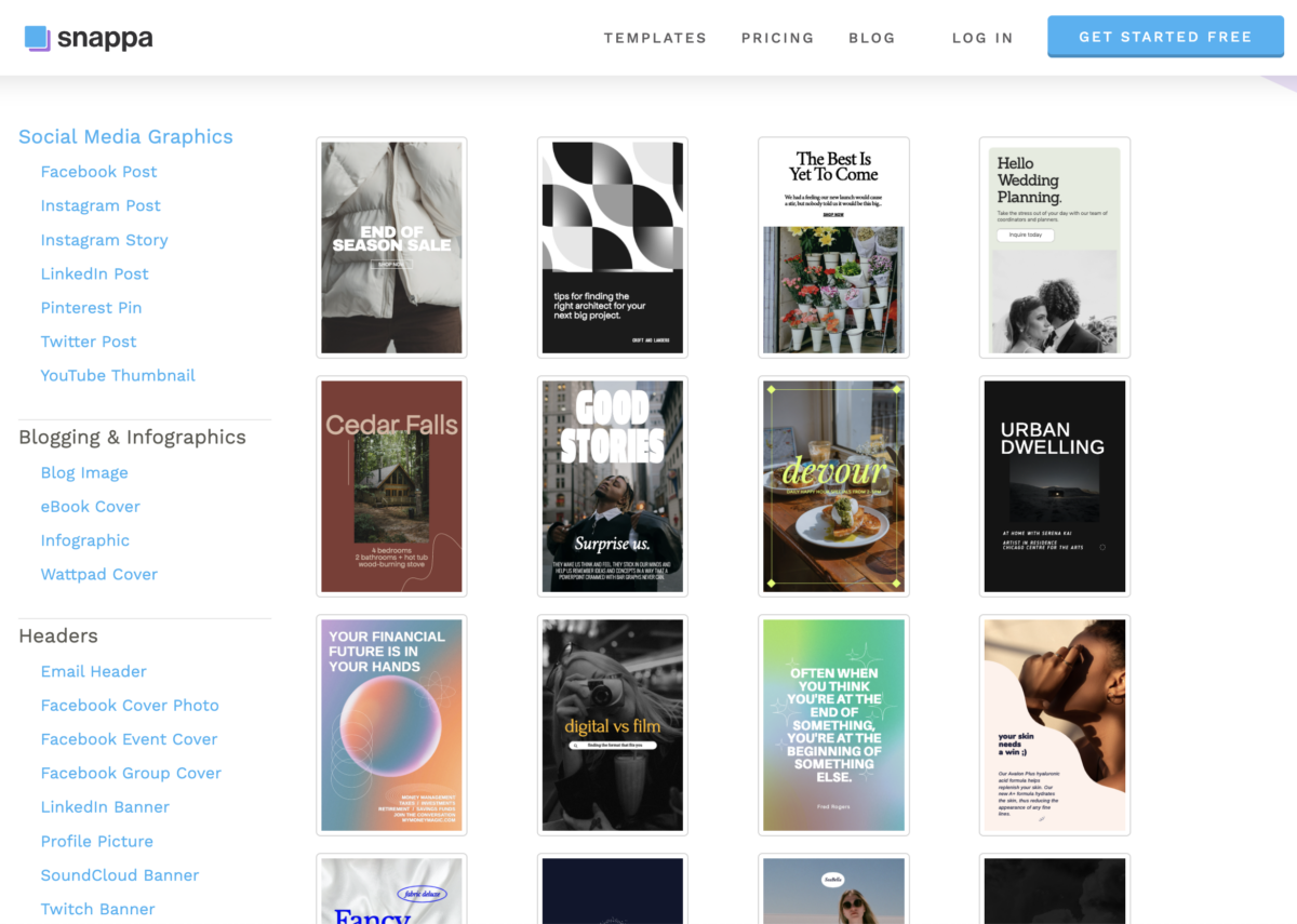 snappa pinterest pin templates