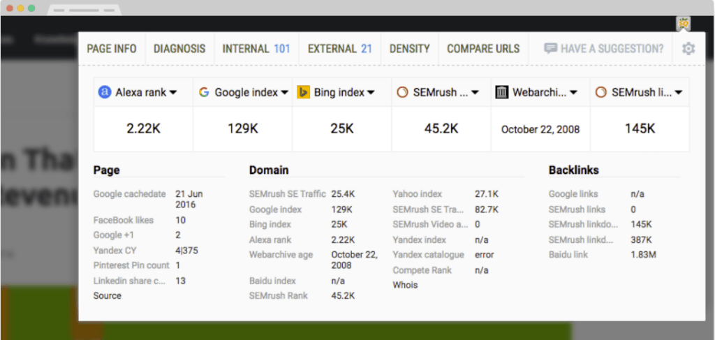 SEOQuake