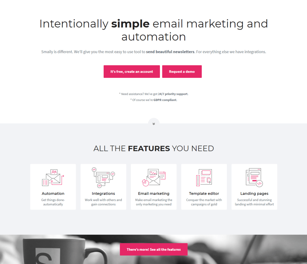 smaily email service provider automation features overview