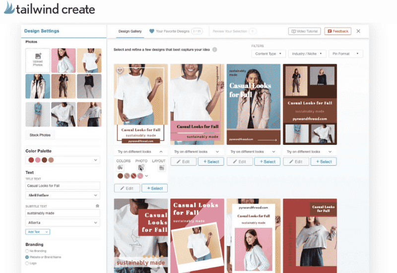 Tailwind Create for Pinterest