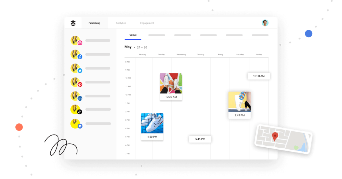 buffer social media publishing channels